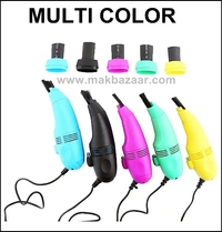 USB Mini Vacuum Cleaner for Laptop/Computer Keyboard/Mobile/Mini/Cars Vacuum Cleaner Electronic Part with LED light (Multicolor) - Pack Of 1)  
